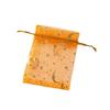 10pcs Organza Gift Bags Multicolor Moon & Star – Jewelry Pouches for Wedding, Party Favors, Candy, and Jewelry Packaging