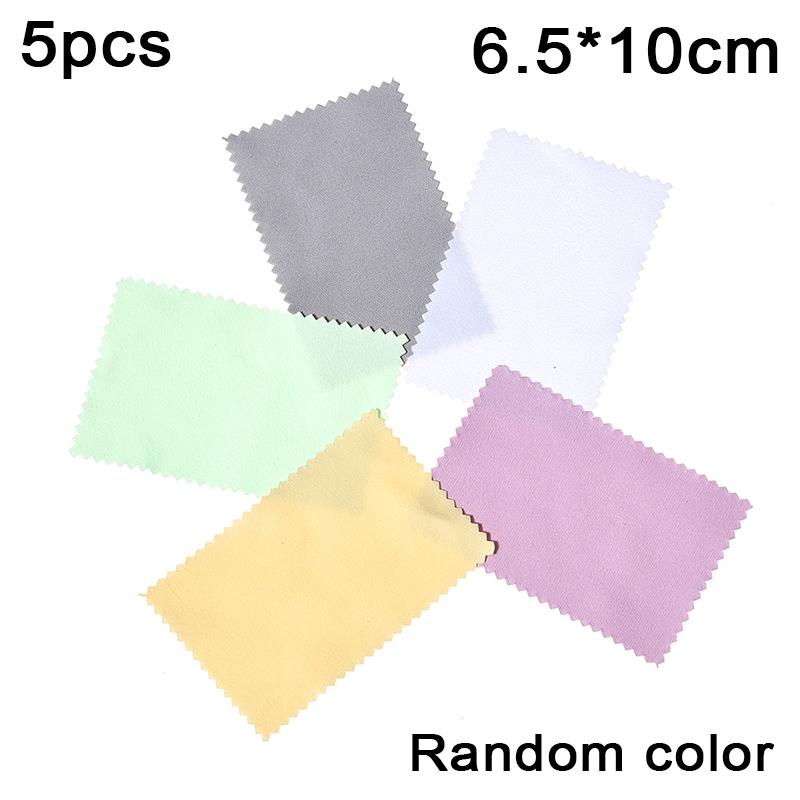1-20pcs Silver Gold Polish Cloth Cleaner Wipe for Metal Jewelry Shiny Tool Glasses Ring Bracelet Cleaning Polishing Soft Clothes