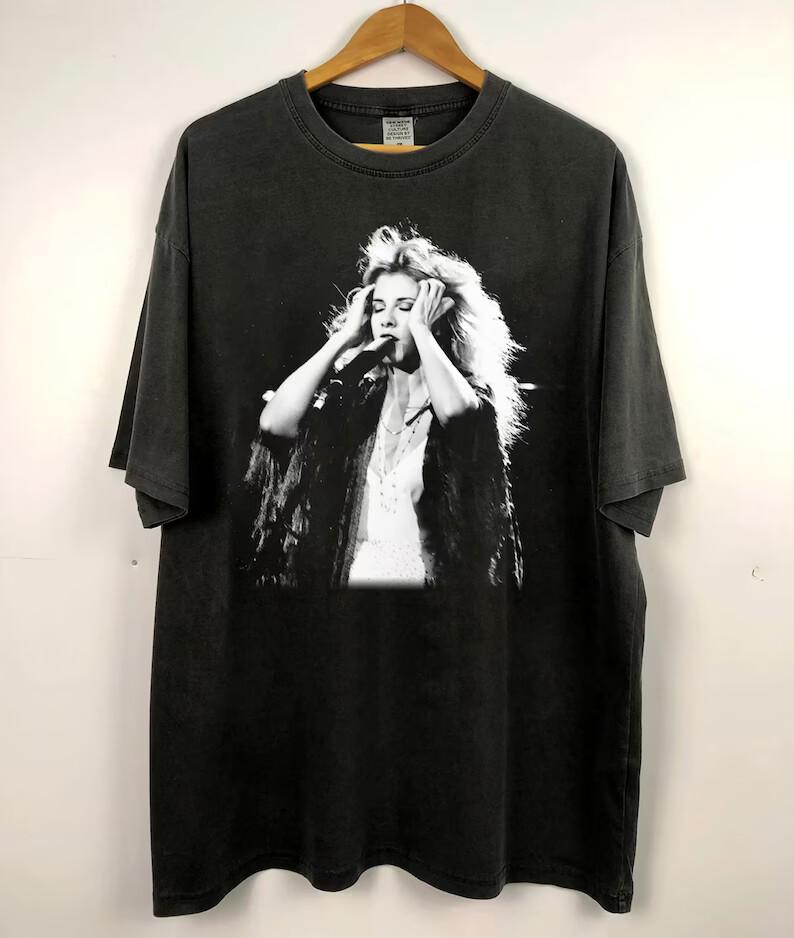 Stevie Nick Fleetwood Mac Band Classic Stevie Nick Music Tour Shirt Music Tour XXL