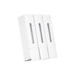 Wall Mounted Shampoo Conditioner Dispenser 1200ml 3 Chamber Shower Soap Dispenser for Bathroorm Hotel