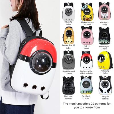 PET-Tragetasche Raumschiff Haustierrucksack Große Kapazität Katzen Tasche Ausgeh-Tasche, Tragbarer Haustierrucksack Atmungsaktiver Haustierrucksack