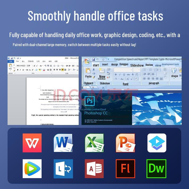 AOC A24838 23.8-inch All-in-One Desktop PC (CN Version)