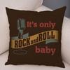 Punk Skull Graphic Cushion Cover Double Sided Living Room Bedroom Decor Pillow Case