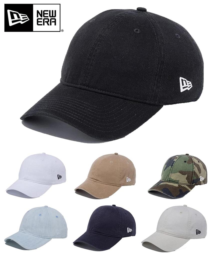 [New Era] 9TWENTY Cross Strap Washed Cotton Basic 12 Colors Men's Hat Embroidered Classic Low Cap  Free Size 2.Navy