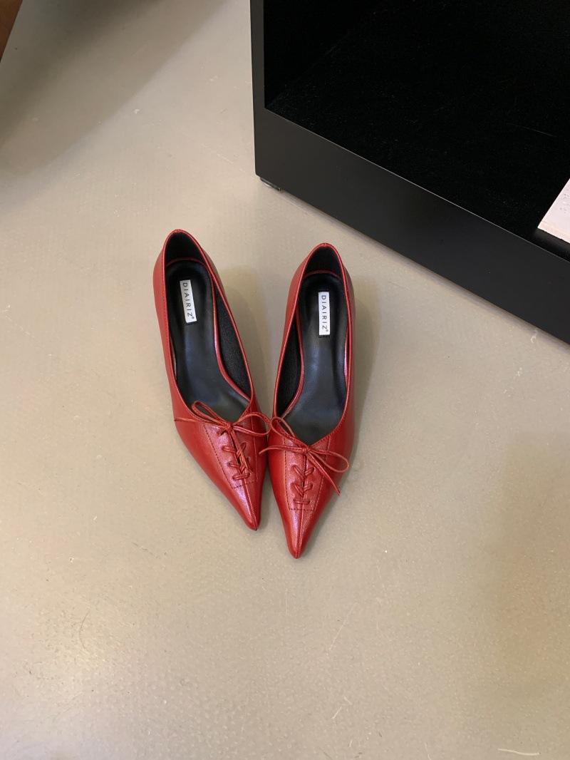 Women s Pointed Toe Bowknot Spring Stylish Pumps - Fashionable Footwear 35