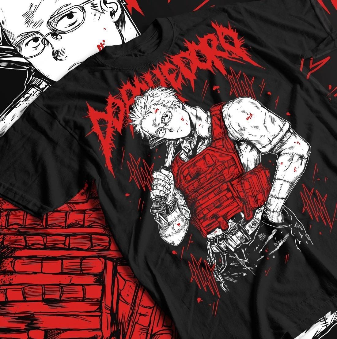 Dorohedoro Characters T-Shirt | Ebisu Noi Kaiman Nikaido 2XL