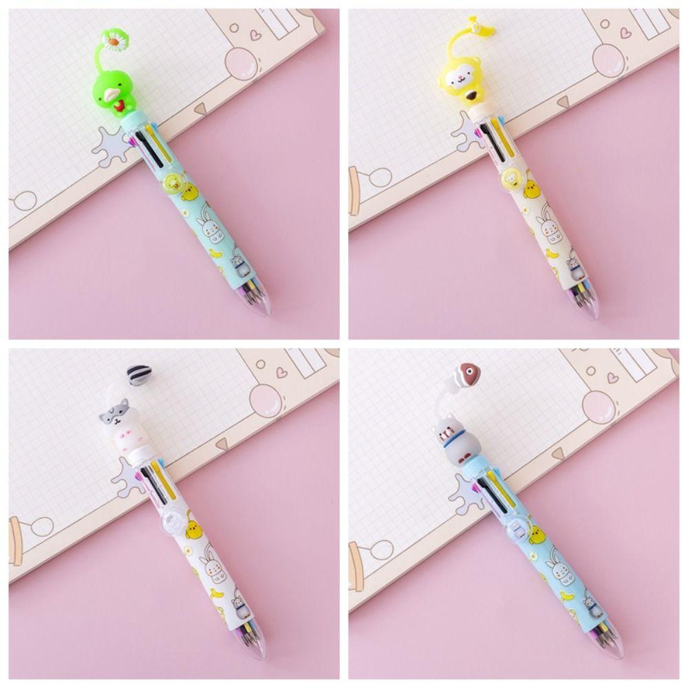Kawaii Animal Pendant Ballpoint Pen Creative Graffiti Pen  Student Gift Prizes