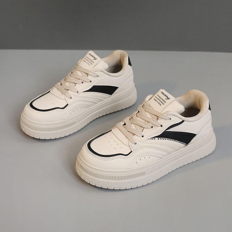 

[Customized] G7611 new 2025 spring and autumn women s shoes board shoes casual thin bottom low top heightening simple college 35