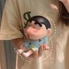 Crayon Shinchan Phone Stand Cute Desk Organizer With Resin Material For Home And Office