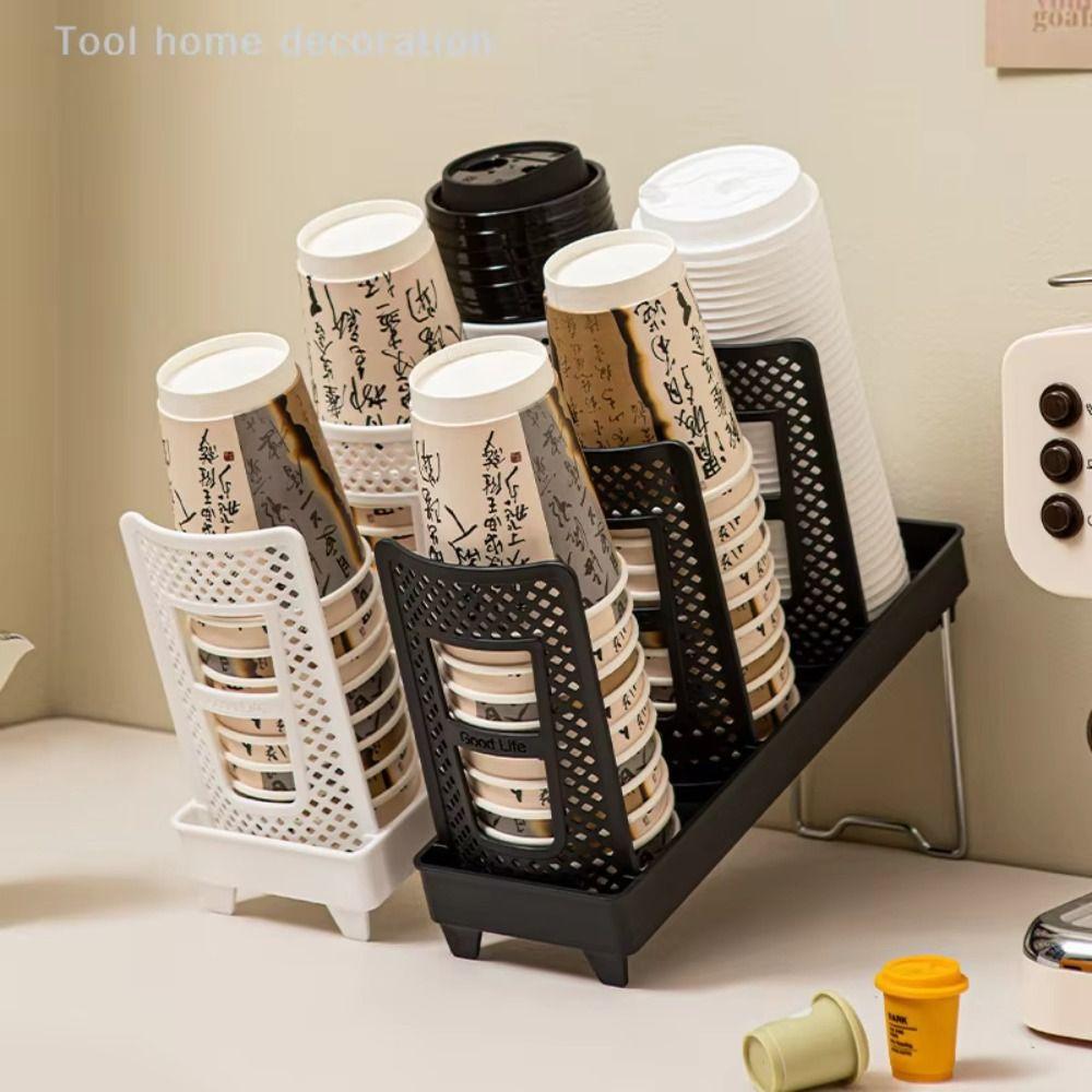 Foldable Cup Holder Bracket Coffee Shop Cup Rack Easy To Pick and Place Cup Storage  Coffee Shop