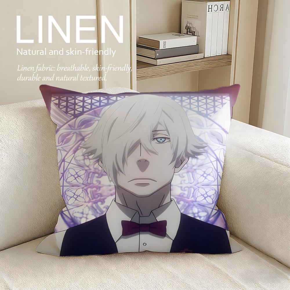 Mystery Death Parade Cushion Cover Pillowcase Set Pcs x x Breathable Washable Sofa Cushion Cover