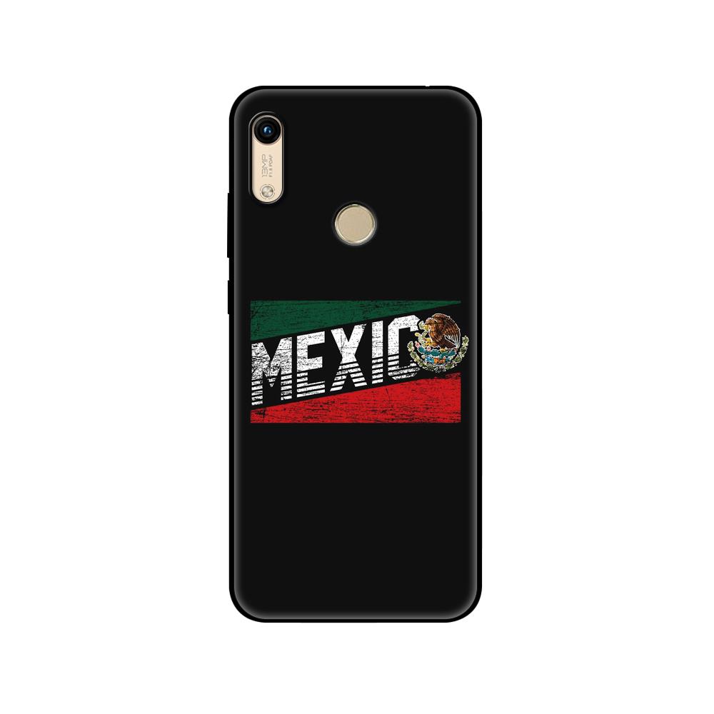

Черный чехол из ТПУ для Huawei Honor 8a Prime 8s Prime 9 Lite honor 9A 9C 9X Premium 9x Pro 9S Чехол с эмблемой флага Мексики honor 8S Prime
