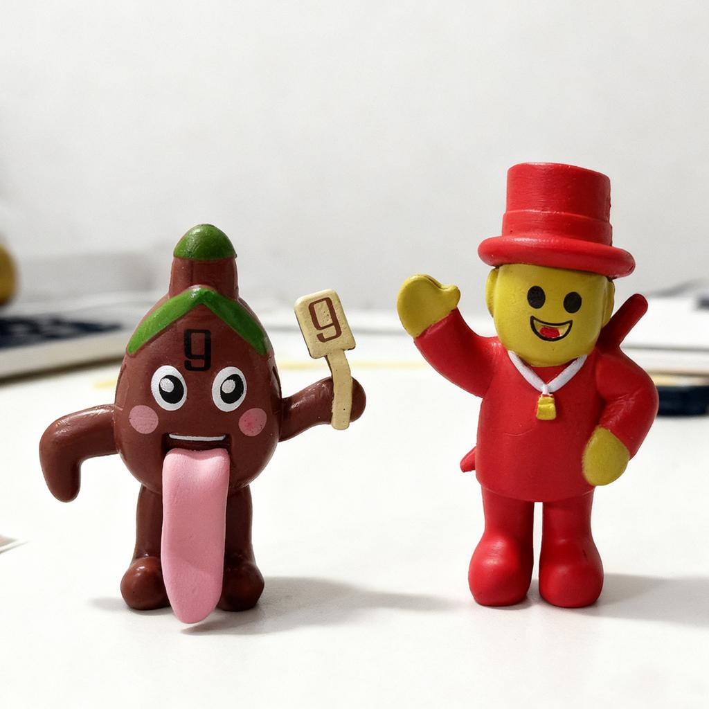Italian Brainrot Meme Figures Toys Unique Funny Cartoon Weirdo Dolls Set Colorful Desk Toys & Home Decor - Creative Figurines