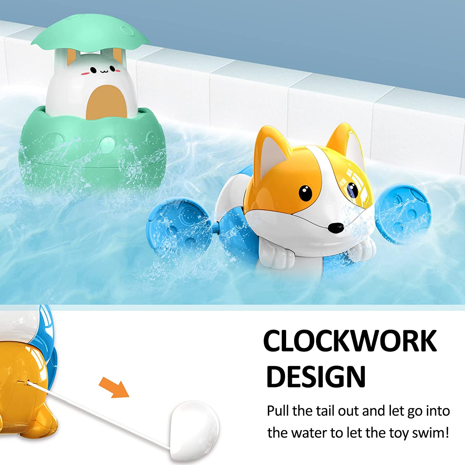 2 упаковки игрушек для ванны — фото 4