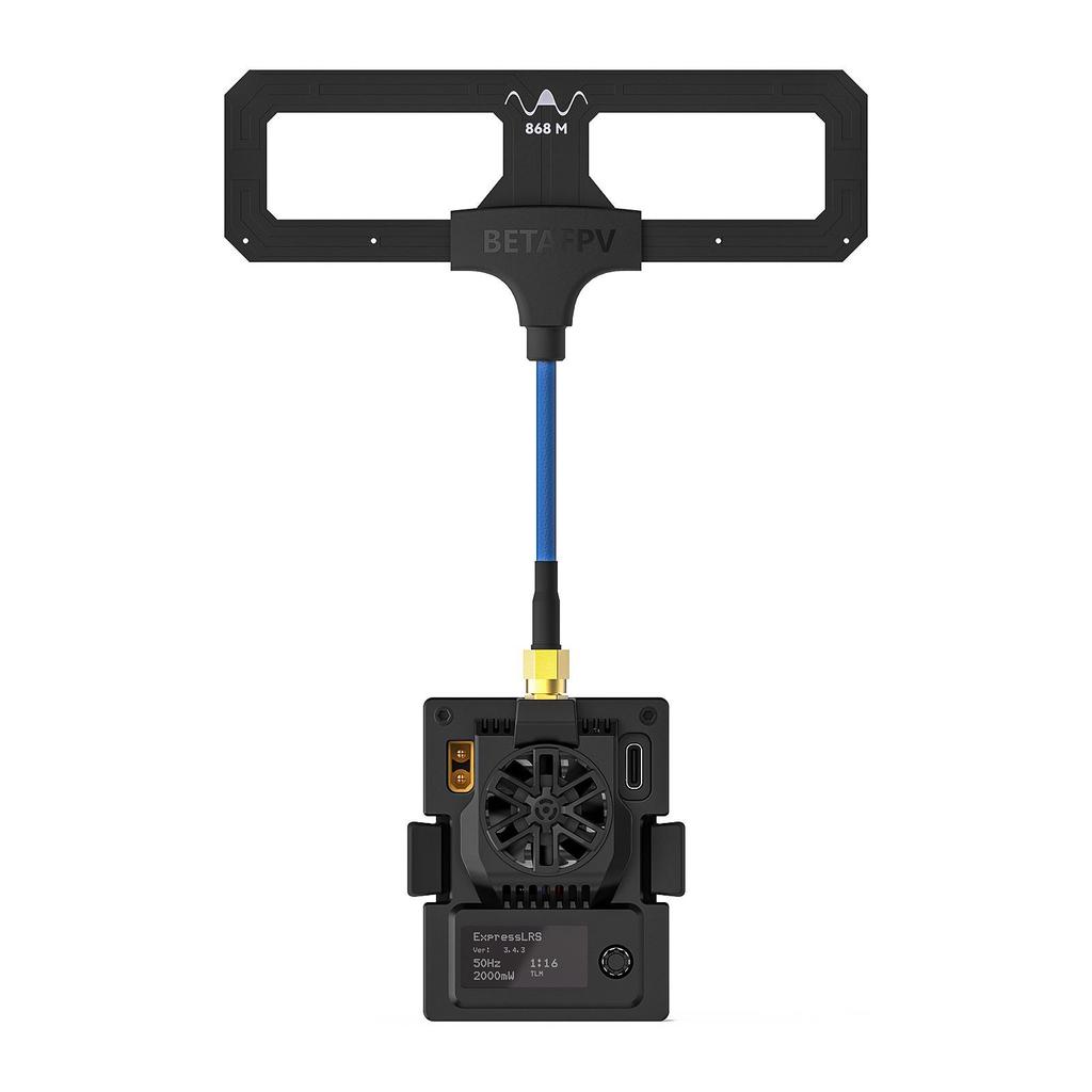 BETAFPV ELRS Micro Long-Range High-Frequency FPV Drone Signal Enhancer (2.4/915/868GHz Support)