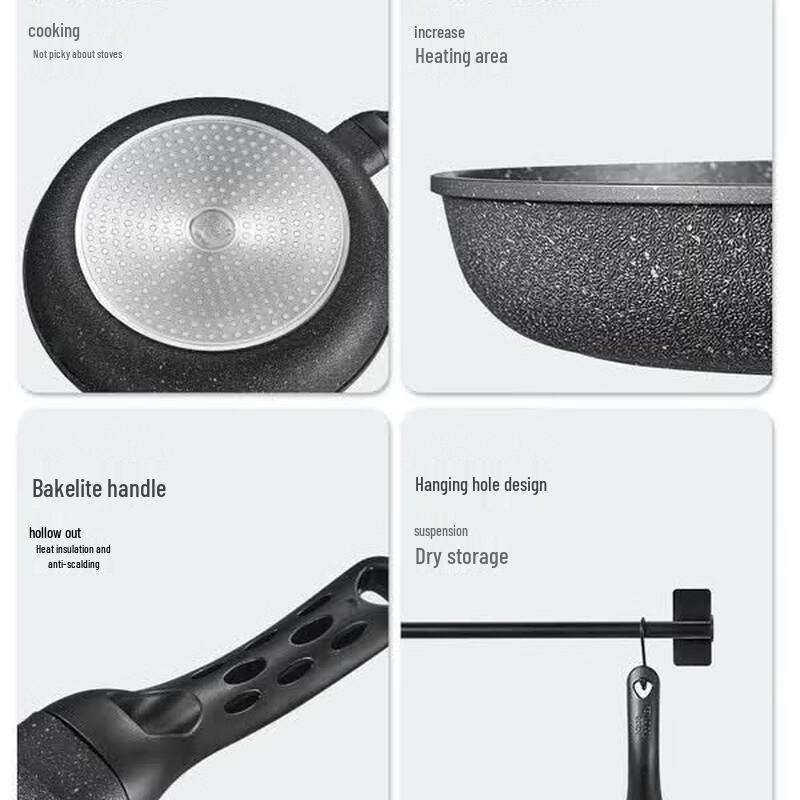 COOKER KING Maifan Stone Non-Stick Frying Pan