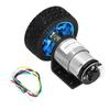 High-Performance Encoder Motor Set for Balance Cars - CCW and CW Shaft DC Gear Motor (333RPM) with Bracket Wheel, Pure Copper Winding, and Precision M