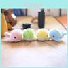 Cute Dolphin Plush Keychain With Soft Short Pile For Bag Decor And Collecting