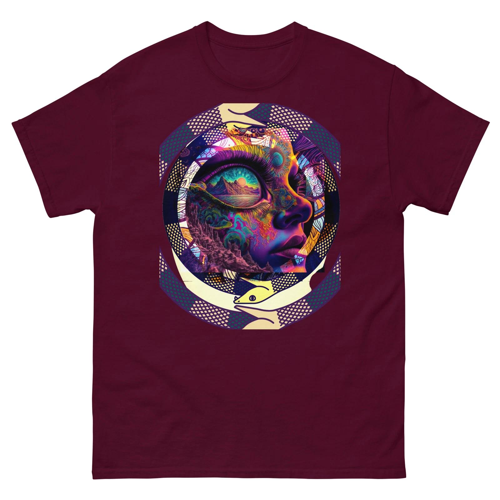 Astral Travel Adult T-Shirt - Cosmic Universe Shirt – Trippy Spacewear (Unisex) S