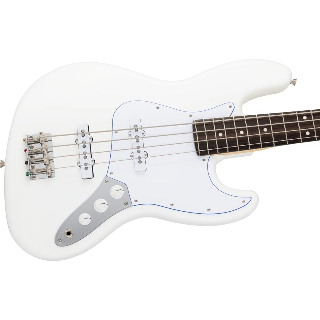 Fender/Made in Japan Limited Hybrid II Jazz Bass Blanc Rosewood Fingerboard White