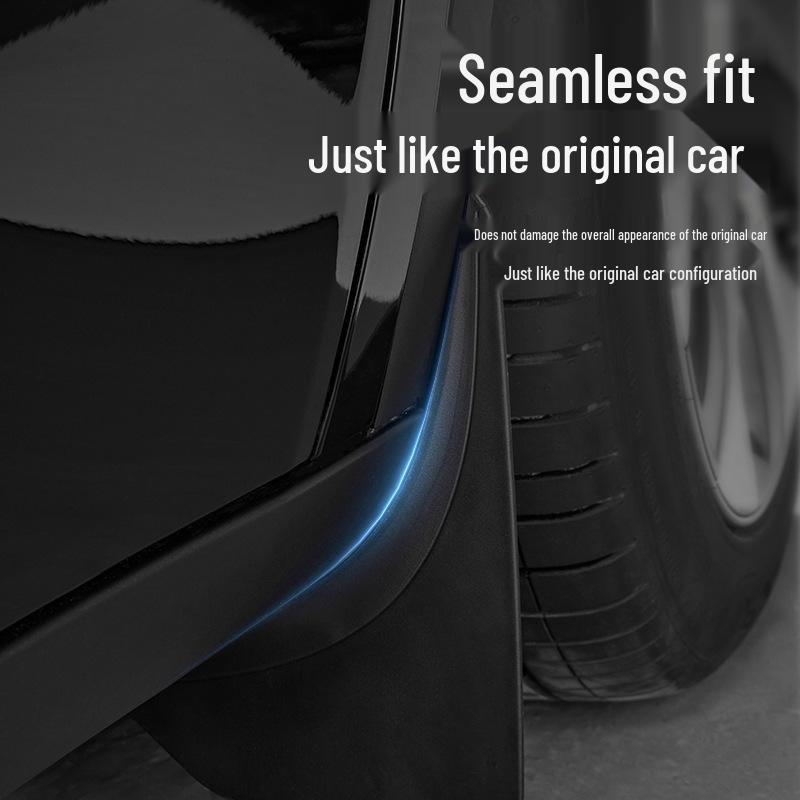 Tesla Model 3/Y Front & Rear Mudguards - No Drilling, Tire Protection