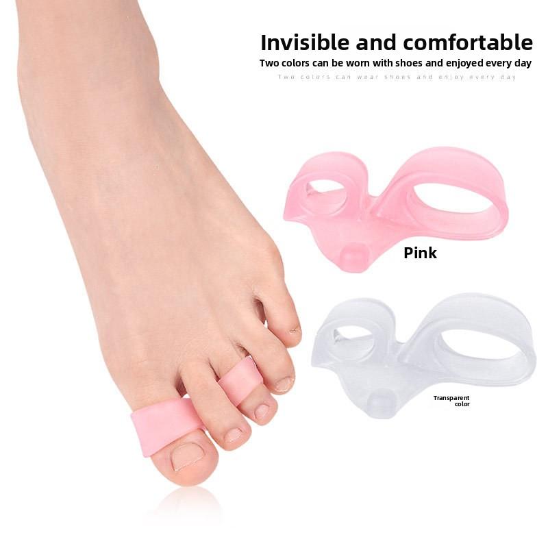 Separator palców SEBS z podwójnym otworem, Halluks, Separator nakładających się palców, Kość dużego palca, Orteza z podwójnym pierścieniem, Podkładka pod palce