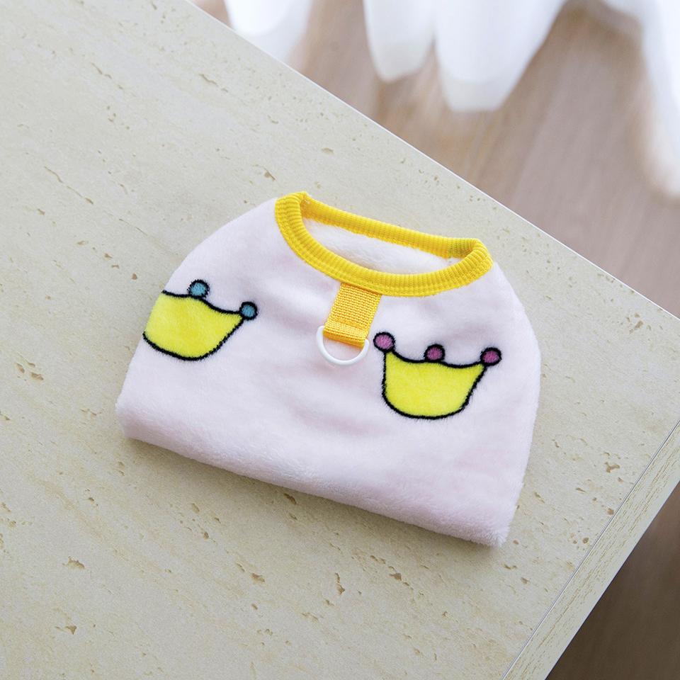 Small Dog Crown Velvet Clothes Pet Warm Clothing Cute Winter Cat Pullover Teddy Pretty Sweatshirt Pet Supplies