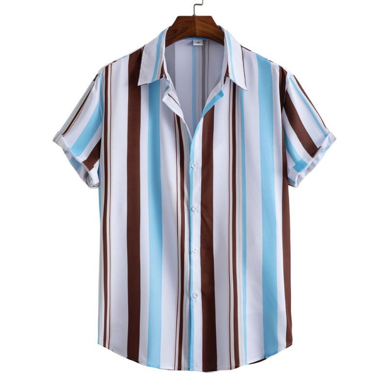 Men's Cable Knit Collar Shirt