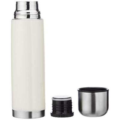 Stainless Steel Insulated 24 Hours Hot or Cold Bottle Thermos Flask, 750 Ml, Off White