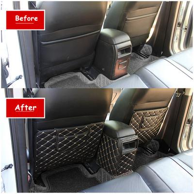 Leather Car Rear Seat Anti-Kick Pad Back Seats Cover Armrest Anti-dirty Protection Mat For Chevrolet Malibu