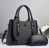 Pu Material Large Capacity Tote Bag For Women With Zipper Pockets For Daily Use