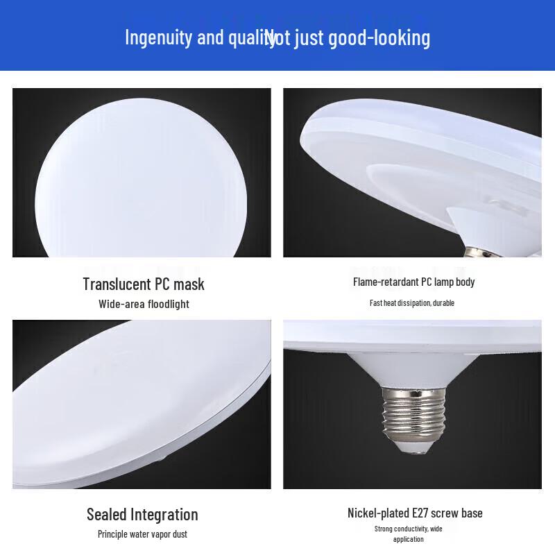 Jinggong LED Tri-Proof UFO E27 Screw Light