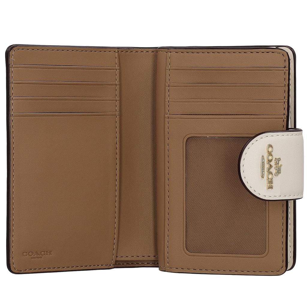 Bifold Wallet CW786 [Coach] Women's Beige/White [Item]
