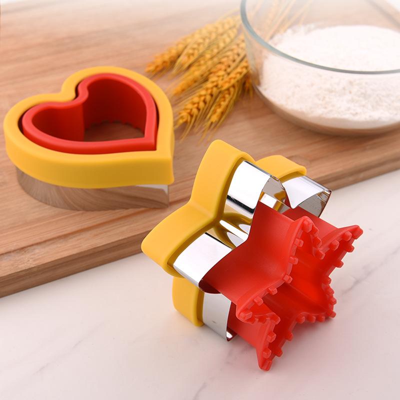 6 Styles 1X Sandwich Cutter Bread Mold Toast Maker Cake Cookie Cutter Kitchen Breakfast Dessert DIY Tool Cookie Cutter