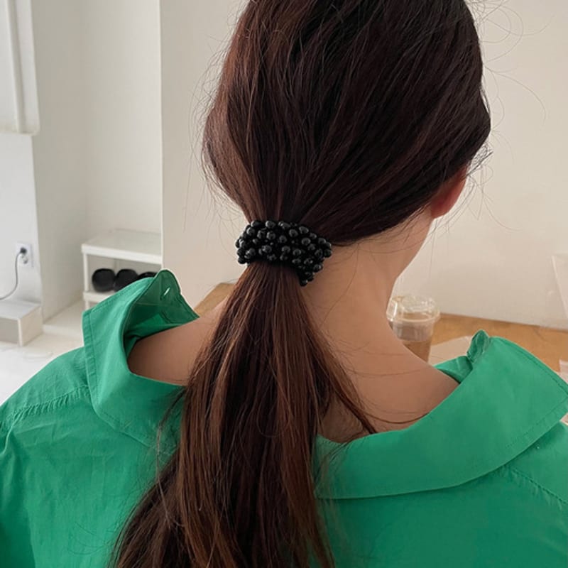

geegee black berry hair strap BLACK