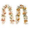 Realistic Artificial Maple Leaf Vine Artificial Flowers Garland Hanging Plants  Garden Decor