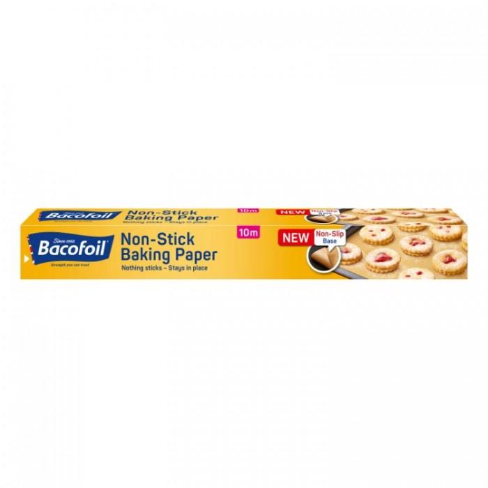 Bacofoil Non-Stick Bakepapir Pergament med Non-Stick Struktur 38cm x 10m