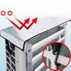 46x95CM Airconditiondeksel Utendørs Solregntett Støvtett Snøbeskyttende Rengjøringstrekk Hjemme Aircondition Hold Rengjøringsverktøy