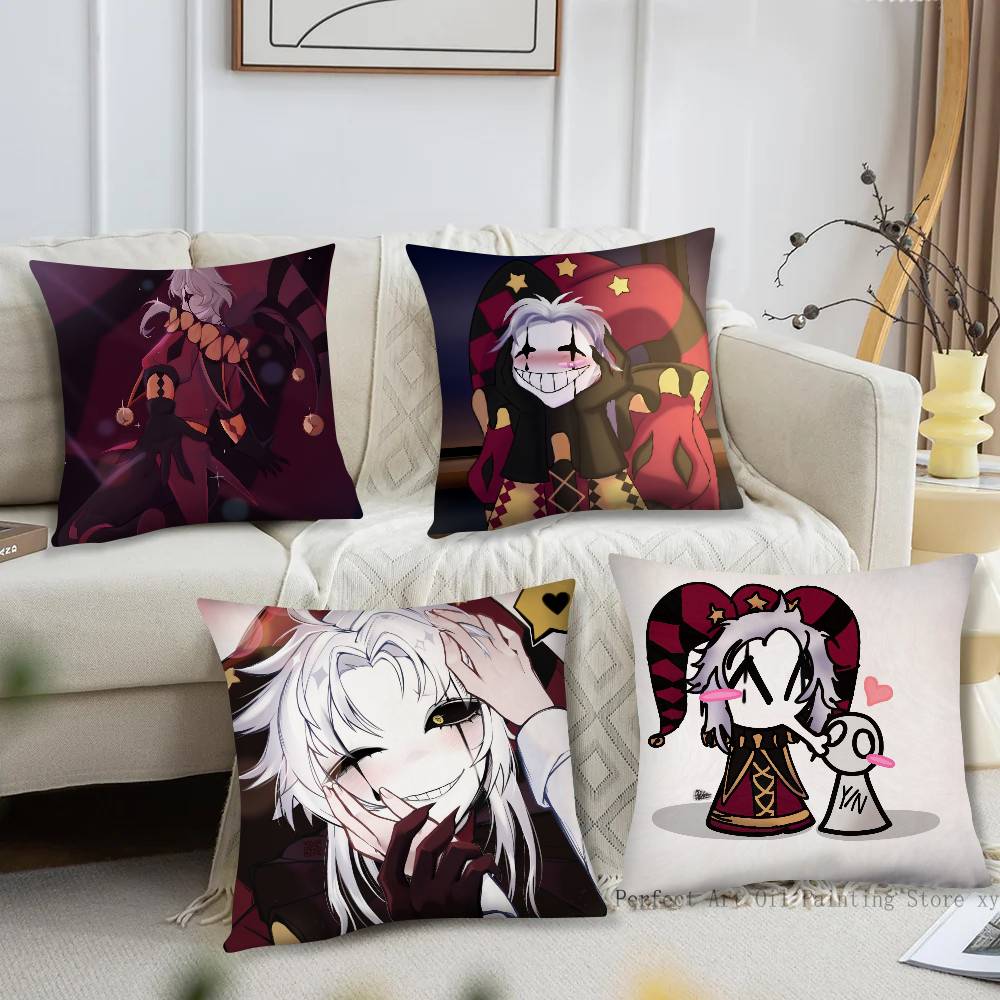 1Pc Freakish Pierrot Circus Bash Pillow Case Fashion Square Pillowcase Bedroom Sofa Room Ins Decoration Leisure