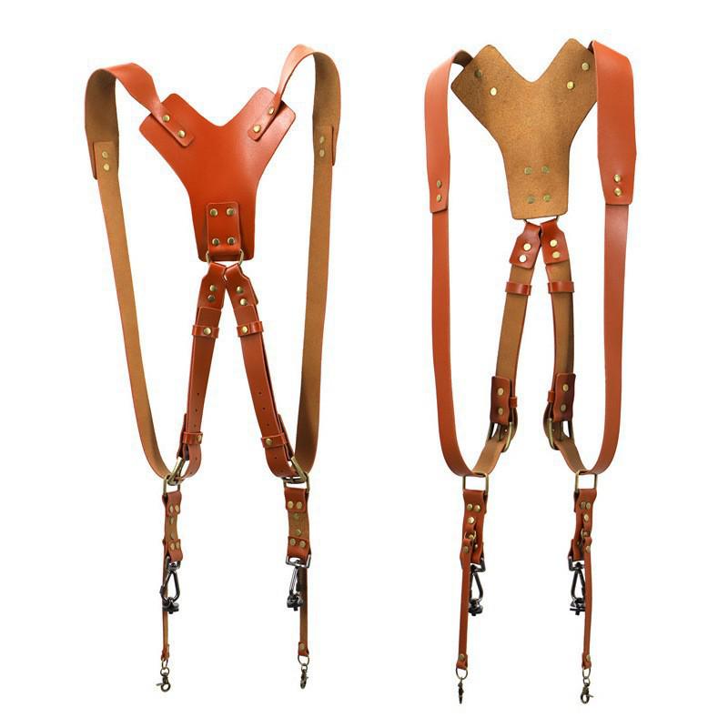 Leather Quick Release DSLR Camera Shoulder Strap for Outdoor Photography