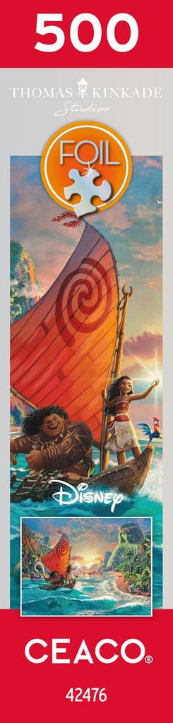 Ceaco Foil Puzzle Thomas Kinkade Moana 500 Piece Jigsaw Puzzle - - - -