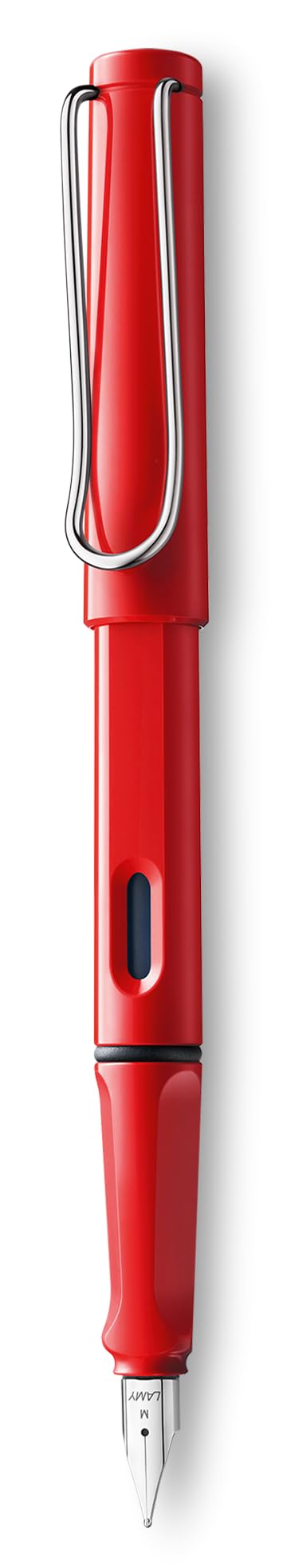 

LAMY Safari Red Fountain Pen with EF Converter Sold Officially Imported L16-EF (Extra Fine) Nib, Dual-Use, Separately,