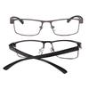 High Quality Men Titanium Alloy Reading Glasses Ultra Light Resin Hyperopia Prescription Eyeglasses Business Glasses +100~+400