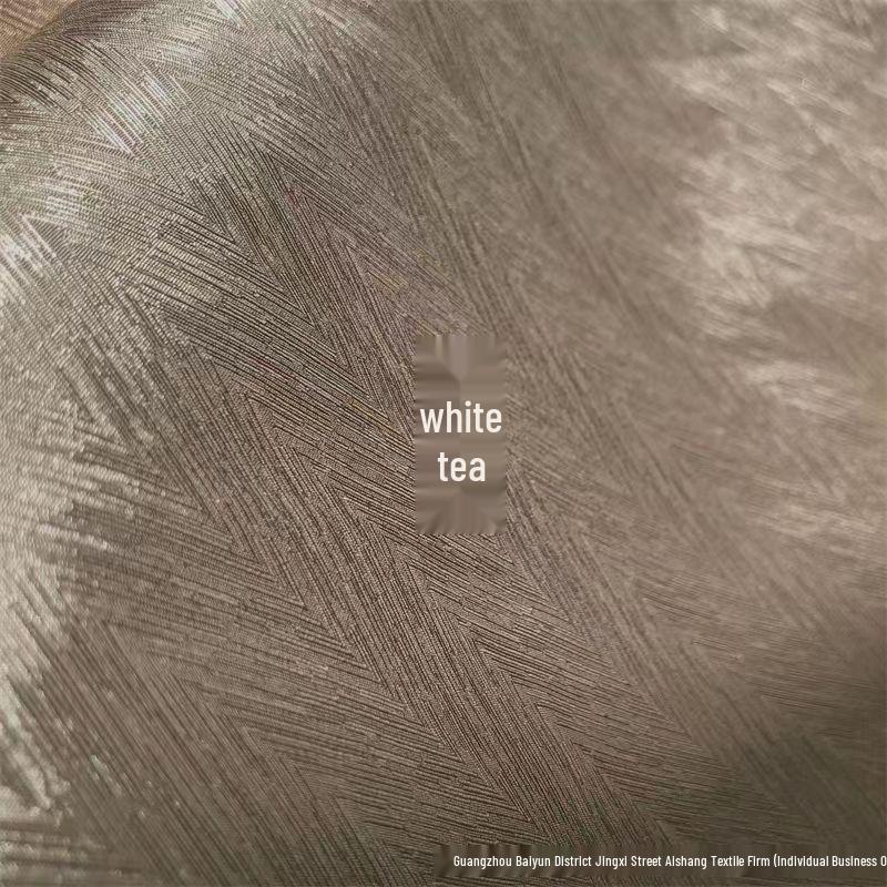 Herringbone Solid Color Twill Jacquard Fabric for Hanfu and Cheongsam Skirts