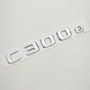 3D ABS Car Letters Rear Trunk Badge Sticker Logo C300e Emblem Decals For Mercedes Benz C300e W206 S206 Tail Marking Accessories nn1