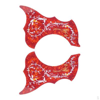 2x Hummingbird Shape Acoustic Guitar Self- Pickguard for