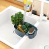 Sink Kitchen Waste PP Material Waste Basket Kitchen Supplies Storage Rack Household Sink Drainage Filter Shelf Hanging Basket