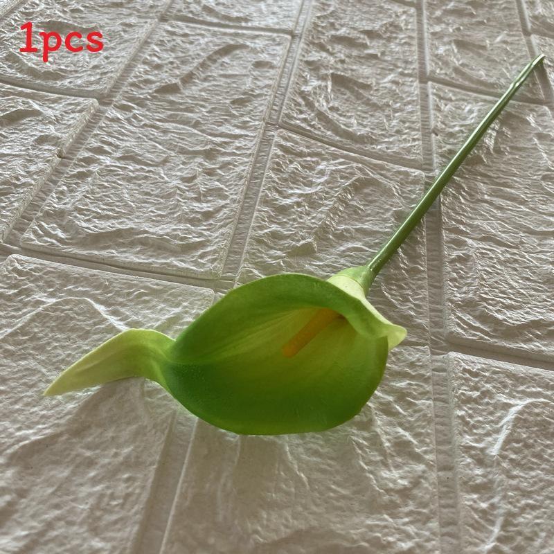 Soft Touch Pu Artificial Calla Lily For Home Styling Decoration Photography