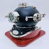 Diving Helmet Nautical U.S Navy Black Coating Finish Deep Sea Divers Helmet Nautical Marine Décor Scuba Diving Helmet