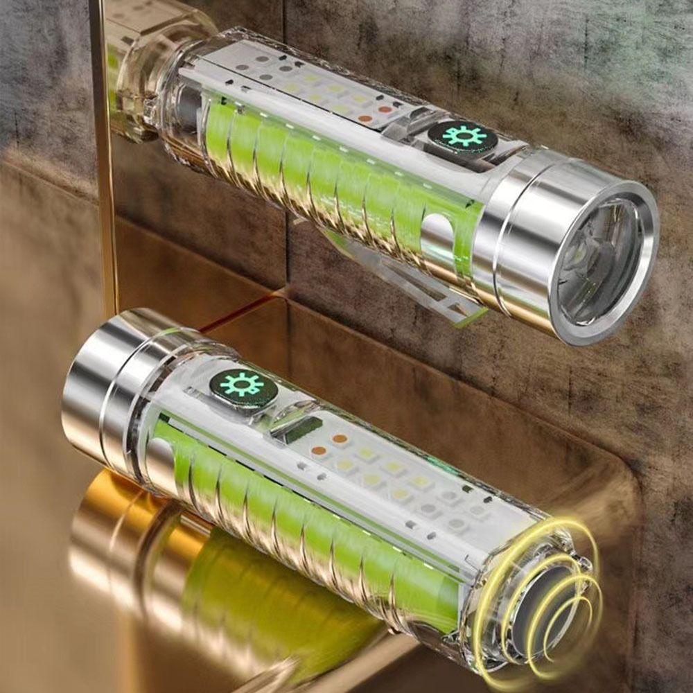 Fluorescent Rechargeable Flashlight Multi-function Handheld Lamp Car Repairing